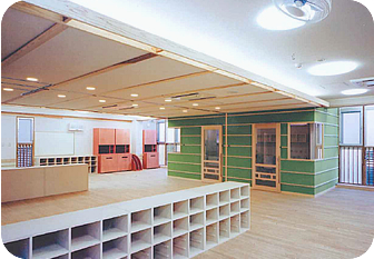 ２階保育室（1才児　きりん・りす組）